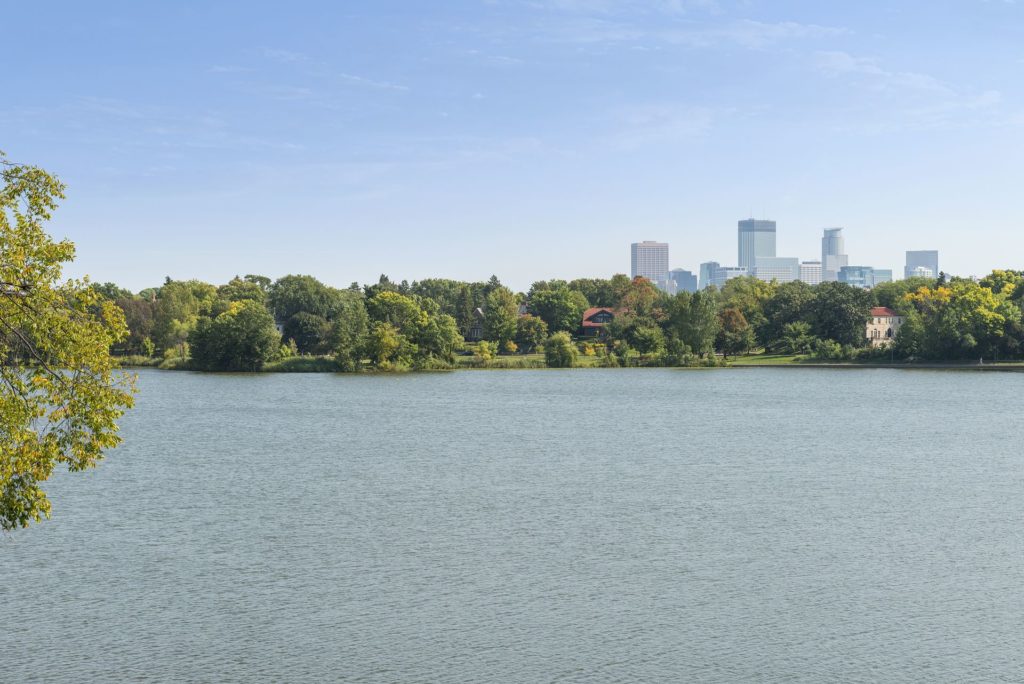 The Minneapolis "Lake" real estate region includes homes on Lake Cedar, Lake Calhoun, Lake of the Isles, and Lake Harriett.