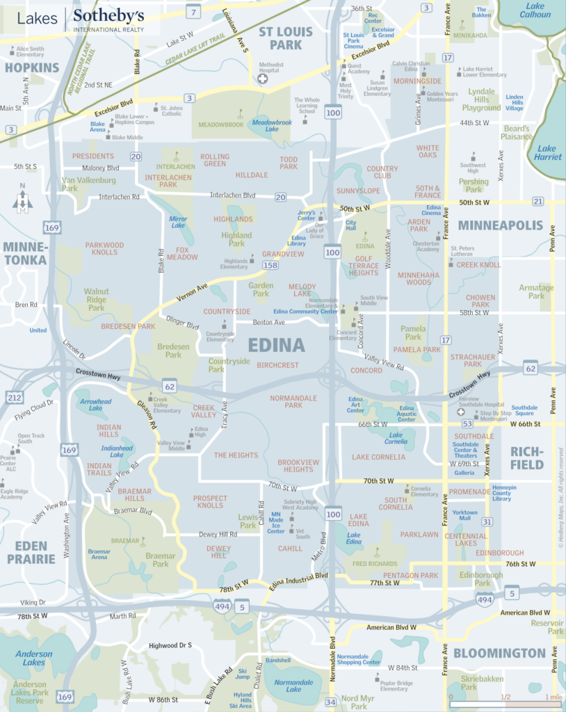 Edina real estate break down.